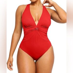 SHAPELLX Women's One Piece Swimsuit Tummy Control